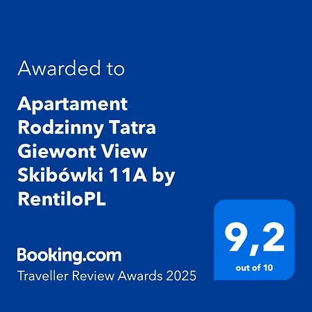 Rodzinny Tatra Giewont View Skibowki 11a By Rentilopl Appartement Zakopane